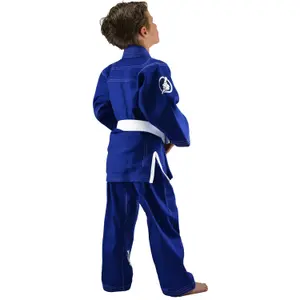 Kimono da criança jjb Bõa Leao Bleu image-1