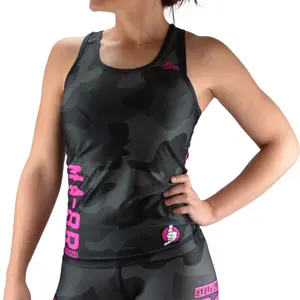 Women's tank top Bõa MA-8R Dark Camo image-0