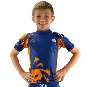 Short-sleeved rashguard for children Bõa Leao image-0
