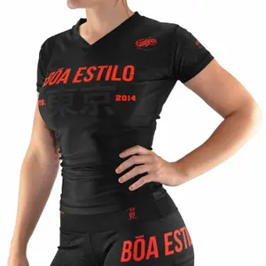 Rashguard kurze Ärmel Frau Bõa Tokyo image-0
