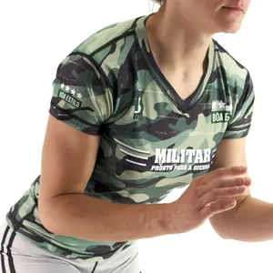 Rashguard para mulher Boa Fightwear Militar image-2