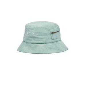 7015496-un-bucket-hat-zip-karl-kani-signature-washed-dark-mint-tu