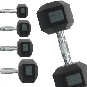 Hexagonal dumbbell Body Revolution 12,5kg (x2)