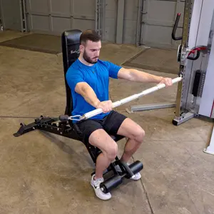 Podwójne aluminiowe obrotowe drążki proste Body Solid image-1