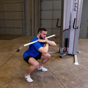 Podwójne aluminiowe obrotowe drążki proste Body Solid image-3