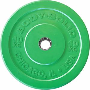 obpxck10-bodybuilding-schijf-body-solid-chicago-olympic-groene-10-kg