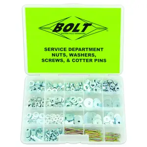 Motorcycle Screw Nut Washer Pin Kit 422 Pieces Bolt