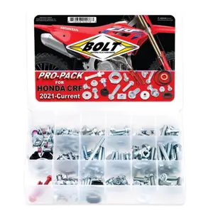 Motorcycle Plastic Screw Kit Bolt Pro Pack Honda image-0