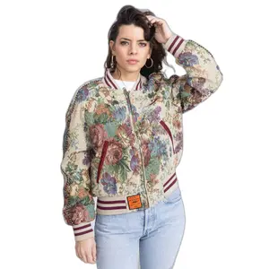 Floral women's jacket Bombers