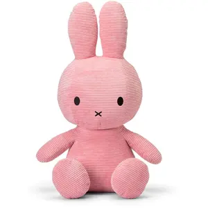 Miffy corduroy cuddly toy Bon Ton Toys 70 cm image-0