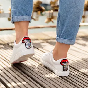 Women's sneakers Bons baisers de Paname Simone-Glitter Tongue image-4