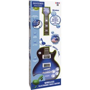 Wireless electric guitar with headset microphone Bontempi image-1