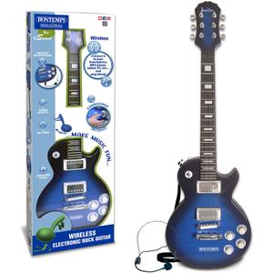 Wireless electric guitar with headset microphone Bontempi image-2