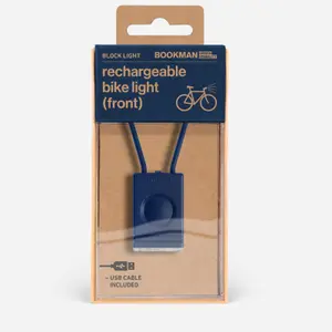 Éclairage vélo avant led USB Bookman Block image-1