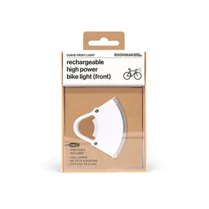 usb farol dianteiro de bicicleta Bookman Curve image-2