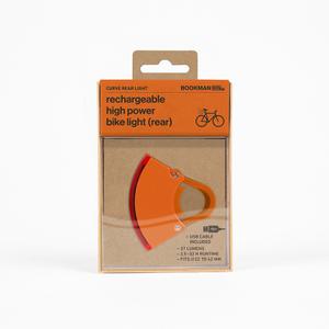 luz traseira de bicicleta usb Bookman Curve image-2