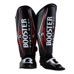 sg-war-bk-rd-l-scheenbeschermers-booster-fight-gear-zwart-rood