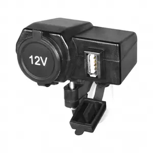 Motorcykel cigarrtändare usb strömförsörjning + kontakt Booster image-0