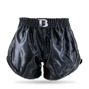 Thai-Boxing-Shorts Booster Fight Gear Retro Plain image-0