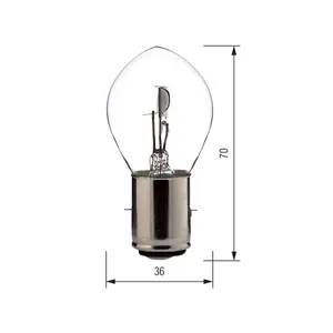 Motorlamp Bosma Ba20d S2 12v