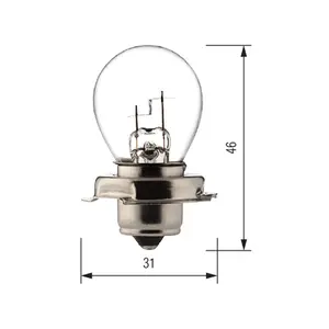 Motorlamp Bosma P26s 12v
