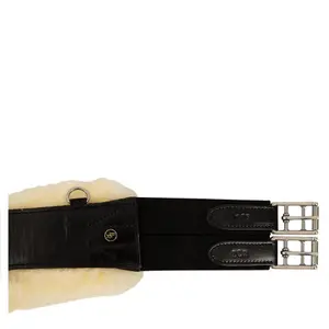 Cincha de montar forrada de piel de oveja BR Equitation Walsall image-2