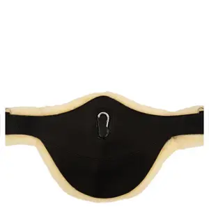 Cincha de montar forrada de piel de oveja BR Equitation Walsall image-1