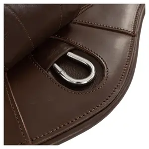 Cilha anatómica de duplo elástico para cavalos com íman BR Equitation Bakewell image-3