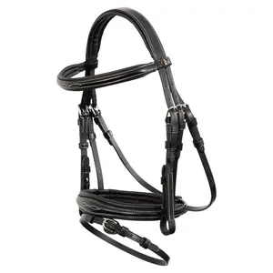 Bridones de equitación de cuero BR Equitation Middleton image-0