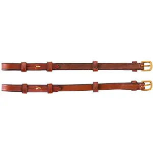 Par de montantes de flange cega + fivela redonda BR Equitation image-0