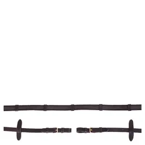 Rédeas de cavalo em lona antiderrapante com fivelas redondas BR Equitation image-1