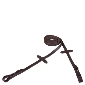 Rênes pour cheval en toile antidérapant BR Equitation image-0