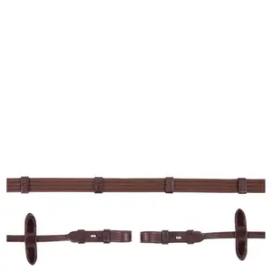 Rênes pour cheval en toile boucle aveugle BR Equitation image-2