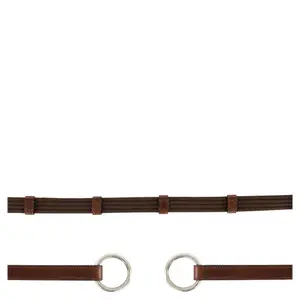 Rênes pour cheval en toile avec anneau BR Equitation image-1