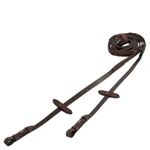 Leather horse reins BR Equitation Cinderford image-2