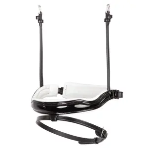 Combination horse noseband in anatomic leather BR Equitation Pull-back Lacquer image-0