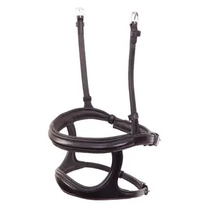 Double leather horse noseband BR Equitation image-0