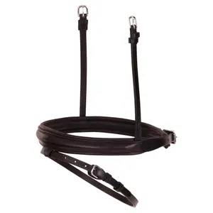 Combination leather horse noseband BR Equitation Anatomic image-0