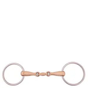 Double bit for solid stainless steel horse BR Equitation Cuprion image-0