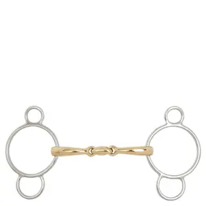 Σίδερο αλόγου διπλής θραύσης Mors pessoa BR Equitation Soft Contact image-0