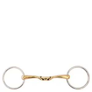 Mors double brisures pour cheval arrondie BR Equitation Soft Contact image-0