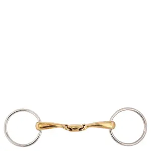 Double snaffle bits for horses BR Equitation Soft Contact image-0