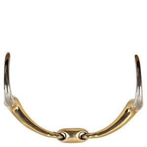 Curved olive bit for double-breasted horses BR Equitation Soft Contact image-1