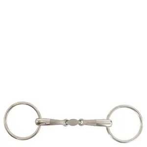 Mors de doble anillo BR Equitación para caballo BR Equitation Satin Sense 14 mm image-0