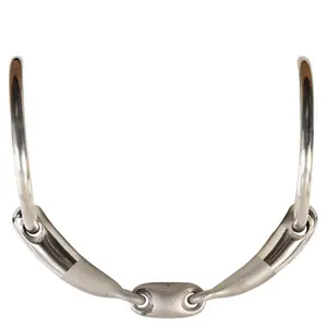Mors de doble anillo BR Equitación para caballo BR Equitation Satin Sense 14 mm image-1
