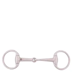 Olivenkopftrense doppelt gebrochen Edelstahl BR Equitation image-0