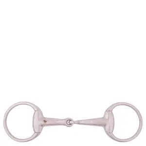 Olivenkopftrense einfach gebrochen, massiv Edelstahl BR Equitation image-0