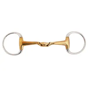 Mors olive pour cheval double brisure arrondie BR Equitation image-0