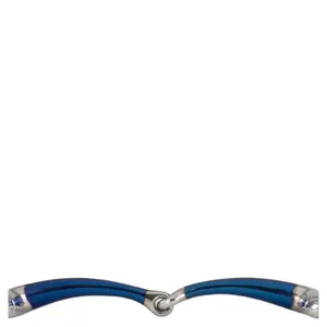 Single curved olive bit for horses BR Equitation Sweet Iron Magic image-1
