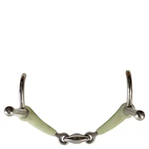 Eenvoudig naaldbit BR Equitationisure voor paard BR Equitation AppleMouth14mm image-1